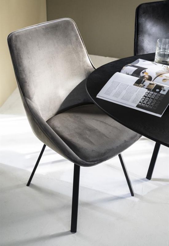 Thuiswerkplek inspiratie velvet stoel