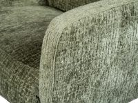 Armleuning fauteuil stof groen