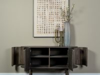 Bruin sidetable hout