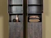 Deuren houten kast bruin