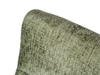 Groen gestoffeerde fauteuil