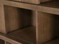 grote boekenkast hout met deurtjes