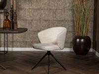 eetkamerstoel stof beige