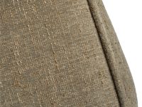 Tweekleurige stof eetkamerstoel beige